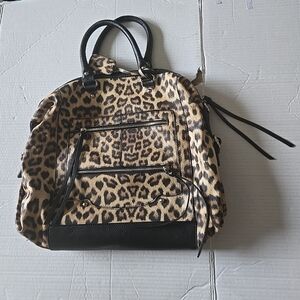 Jessica Simpson Large Crossbody Leopard Print Women's Purse